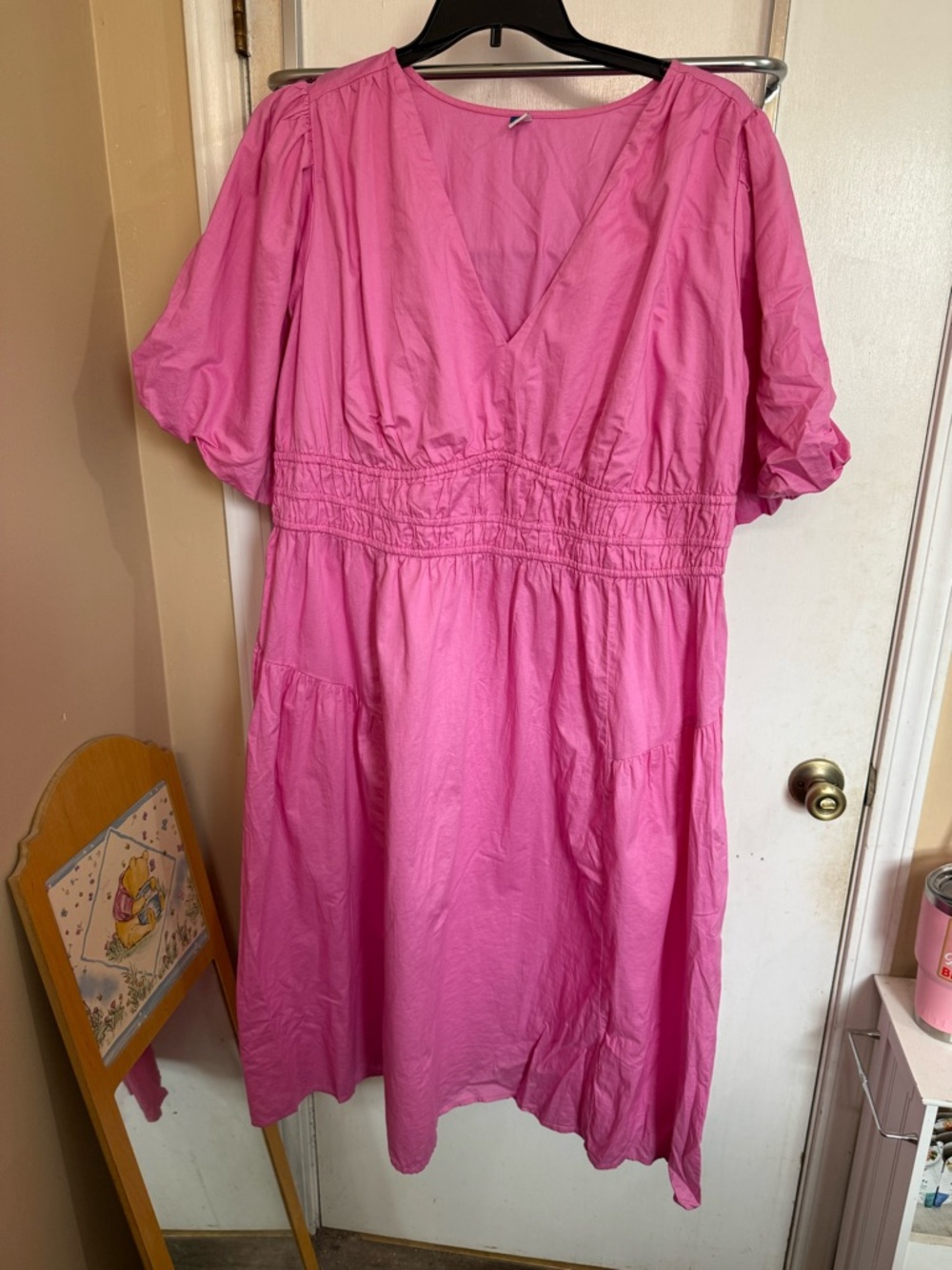 Old Navy Hot Pink Casual Dress